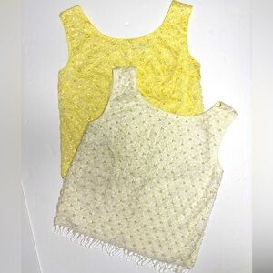 Vintage Made in Hong Kong Hand Beaded Top Created By Harilela (2) Both Sz S (34)